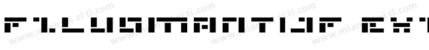 FZLuoManTiJF ExtraBold字体转换